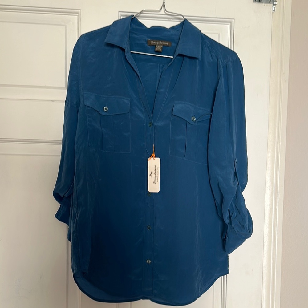 Tommy Bahama blouse Blue XS  Women's TopNWT